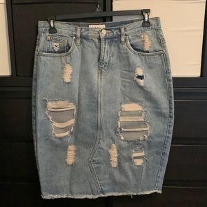 Jean Skirt